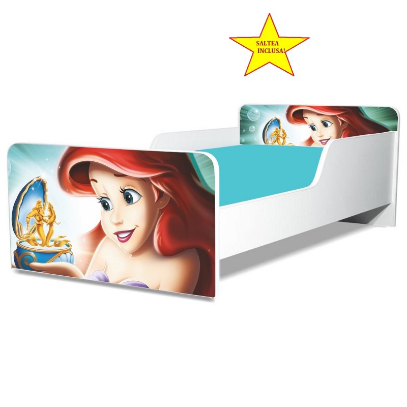 Pat junior Ariel , cu saltea, 130x60 cm