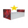 Pat Aero Spiderman, cu saltea, 130x60 cm