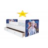 Pat Kiddy, imprimat cu Elsa, cu protectie si saltea, 160x80 cm