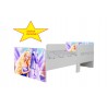 Pat Star imprimat cu Barbie, cu protectie si saltea, 140x70 cm