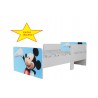Pat Star imprimat cu Mickey, cu protectie si saltea, 180x80 cm