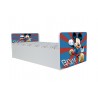 Pat Aero Mickey Mouse, cu saltea, 130x60 cm