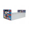 Pat Aero Mickey Mouse, cu saltea, 130x60 cm