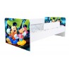 Pat Kiddy, imprimat cu Mickey si Minnie Mouse, cu protectie si saltea, 130x60 cm