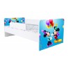 Pat Kiddy, imprimat cu Minnie si Mickey Mouse, cu protectie si saltea, 130x60 cm