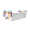 Pat Aero Printese Disney, cu saltea, 130x60 cm