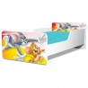 Pat junior Tom si Jerry, cu saltea, 130x60 cm