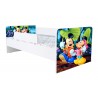 Pat Kiddy, imprimat cu Mickey si Minnie Mouse, cu protectie si saltea, 160x80 cm