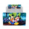 Pat Star imprimat cu Mickey si Minnie, cu protectie si saltea, 140x70 cm